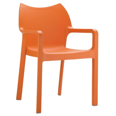 Emily Coloured Plastic Cafe Chair